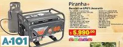 PİRANHA BENZİNLİ VE LPG'Lİ JENERATÖR PİRANHA BENZİNLİ VE LPG'Lİ JENERATÖR